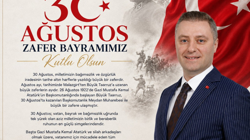 Av. Ahmet Faruk Kuran'dan 30 Ağustos Zafer Bayramı Mesajı