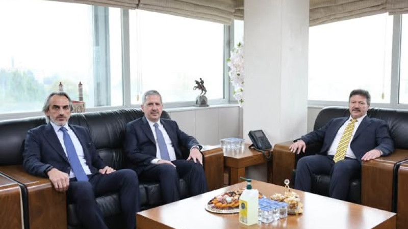 Mahmut Gürcan TESK Başkanını Makamında Ziyaret Etti
