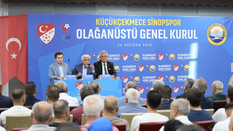 Küçükçekmece Sinopspor Olağanüstü Kongresini Yaptı